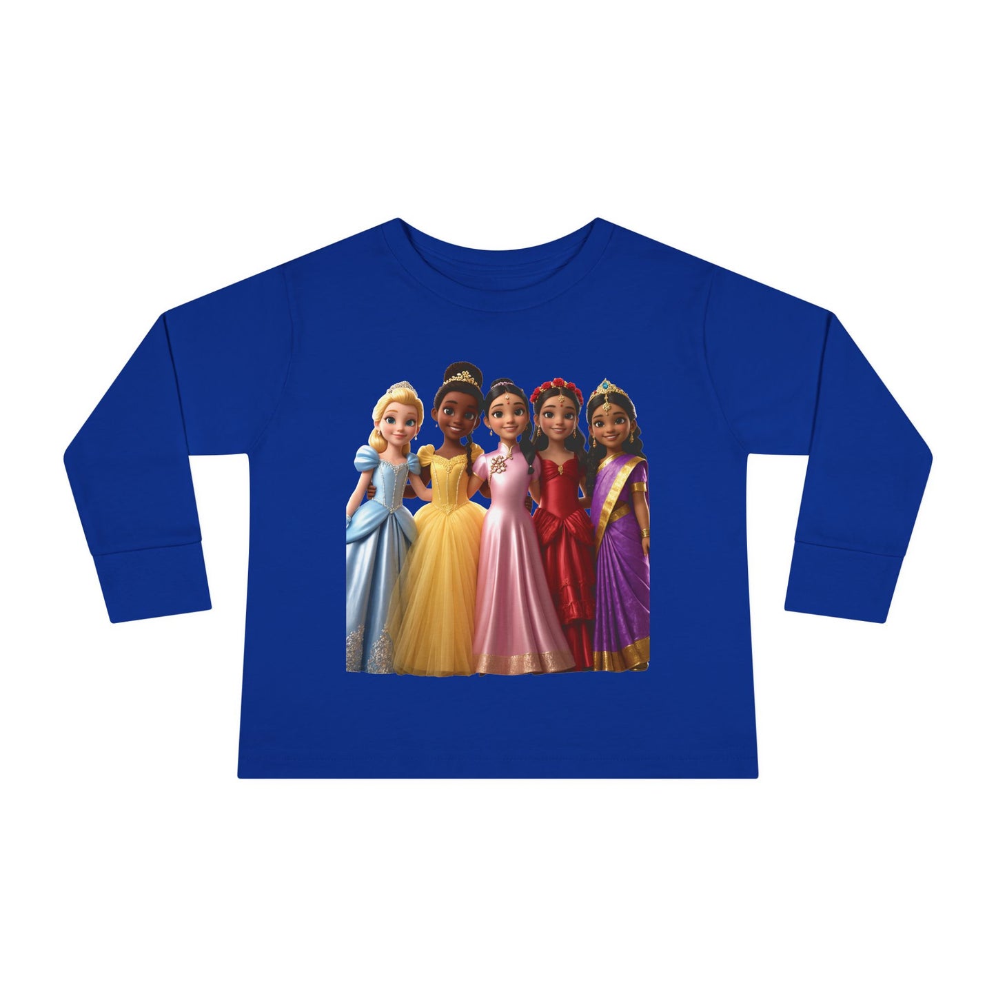 Girls Princess Toddler Long Sleeve Tee - Hillery's Products & Services