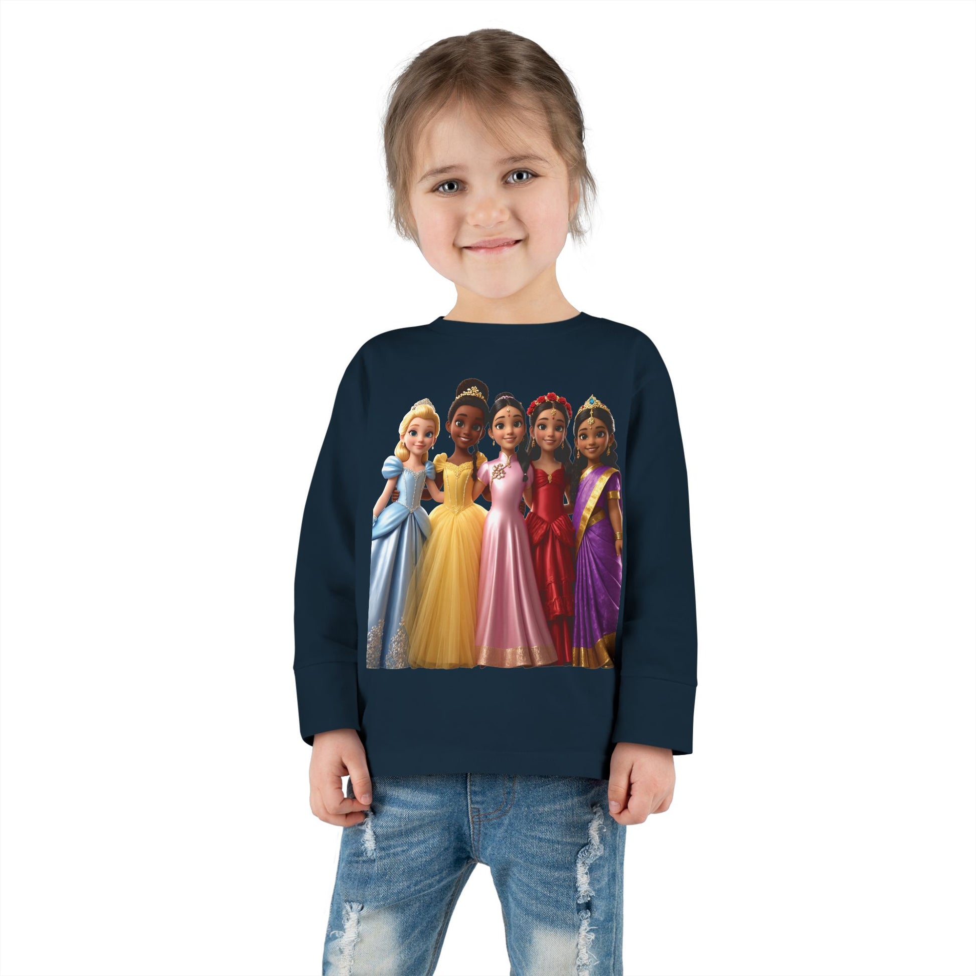 Girls Princess Toddler Long Sleeve Tee - Hillery's Products & Services