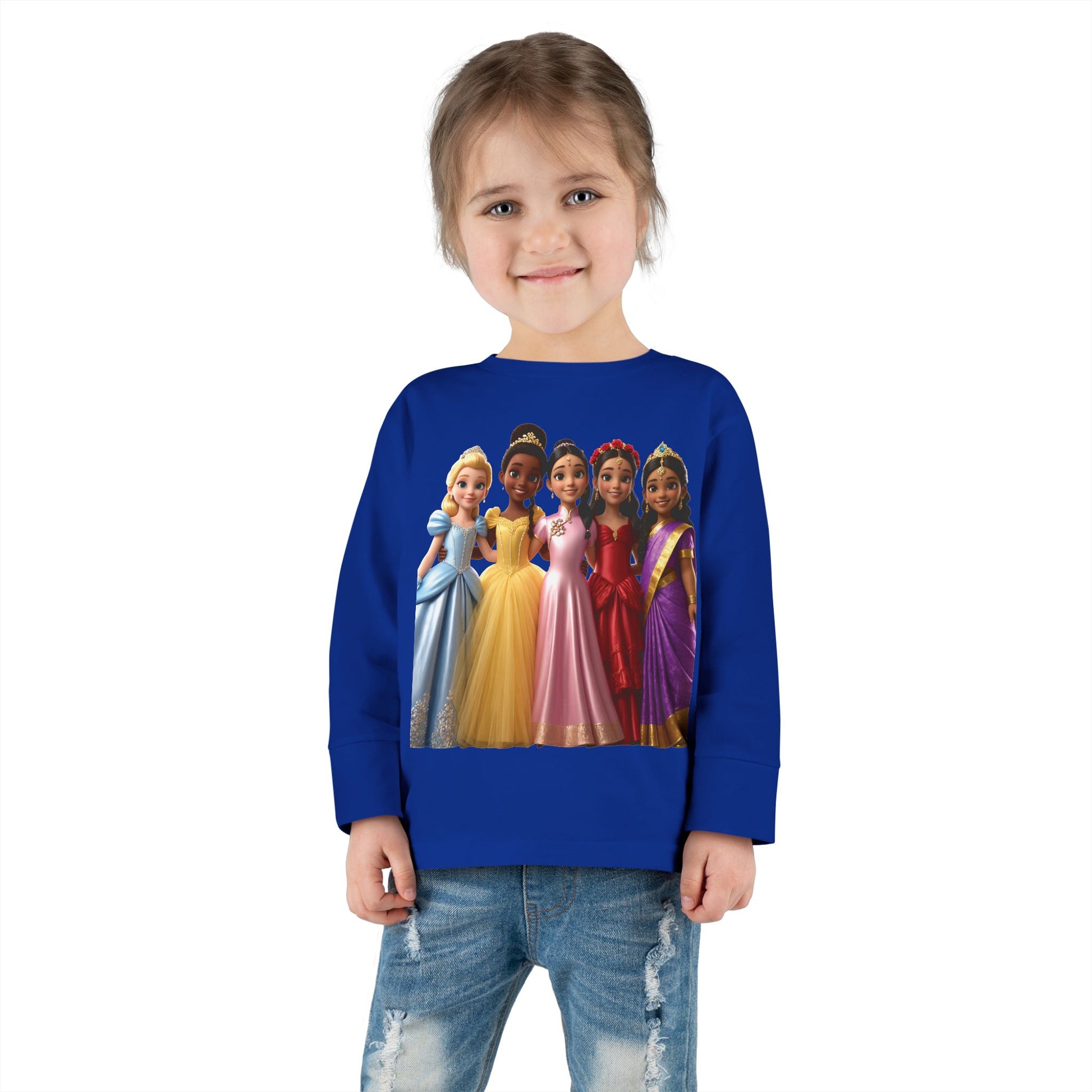 Girls Princess Toddler Long Sleeve Tee - Hillery's Products & Services