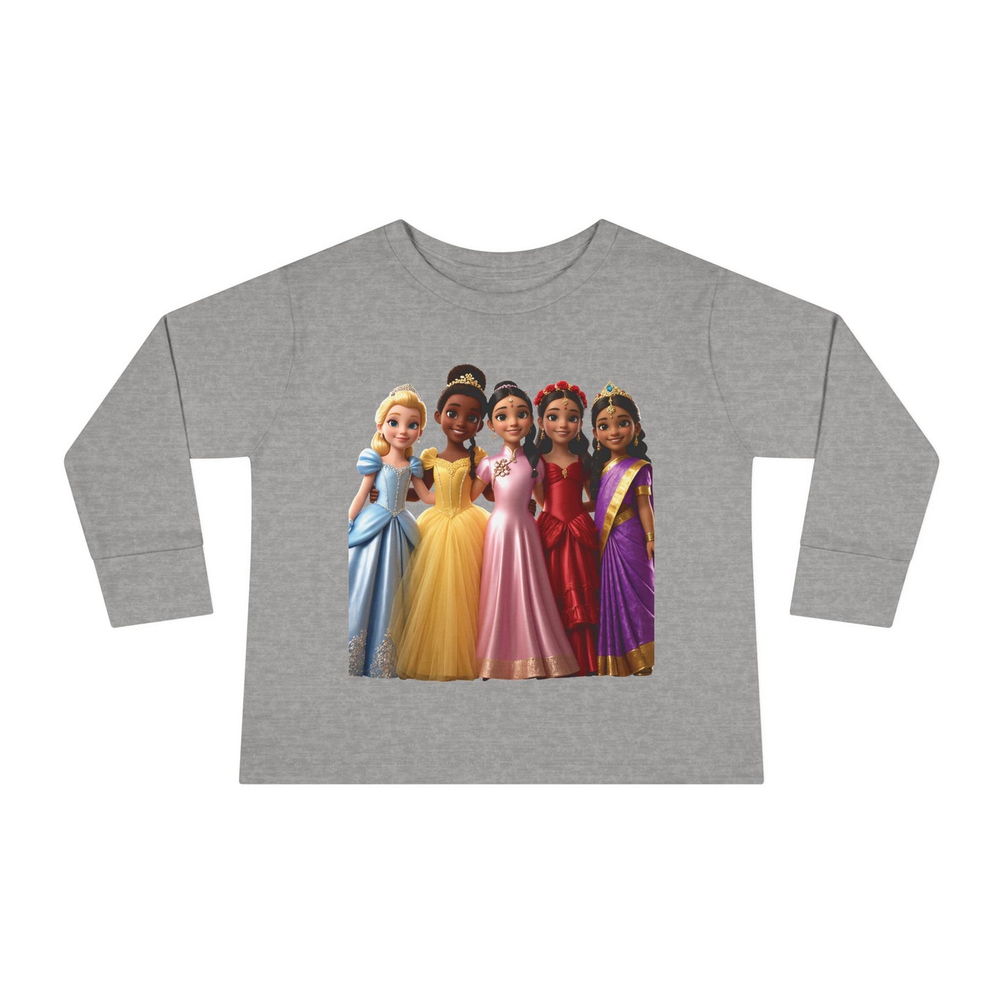 Girls Princess Toddler Long Sleeve Tee - Hillery's Products & Services