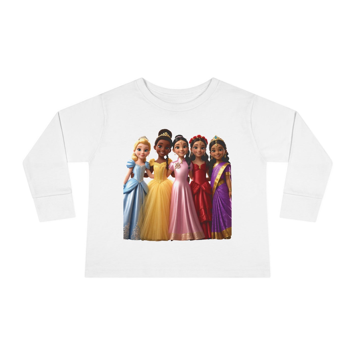 Girls Princess Toddler Long Sleeve Tee - Hillery's Products & Services