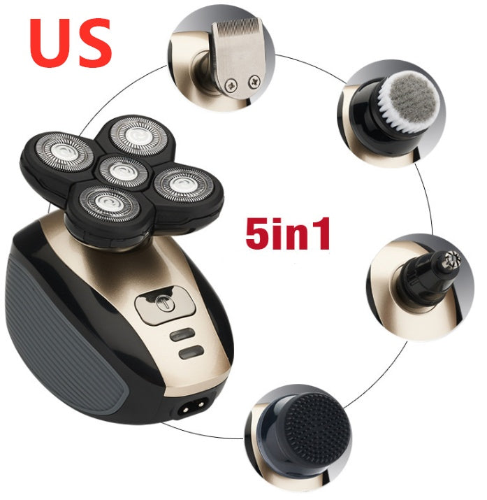 Men 5 In 1 Multifunctional Electric Shaver 5 Blade Razor - Hillery's Products & Services