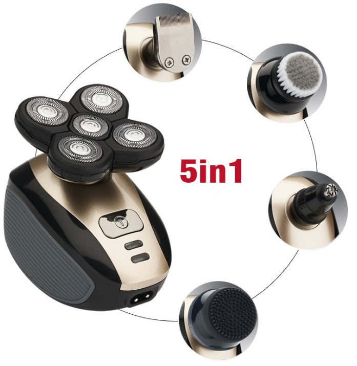 Men 5 In 1 Multifunctional Electric Shaver 5 Blade Razor - Hillery's Products & Services
