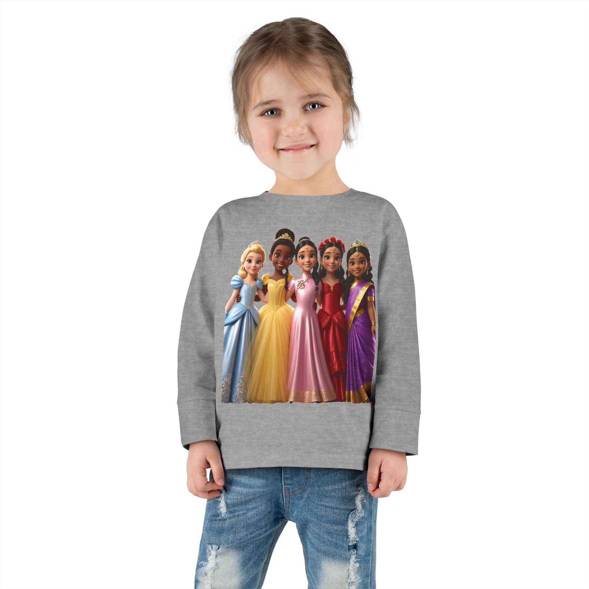 Girls Princess Toddler Long Sleeve Tee - Hillery's Products & Services