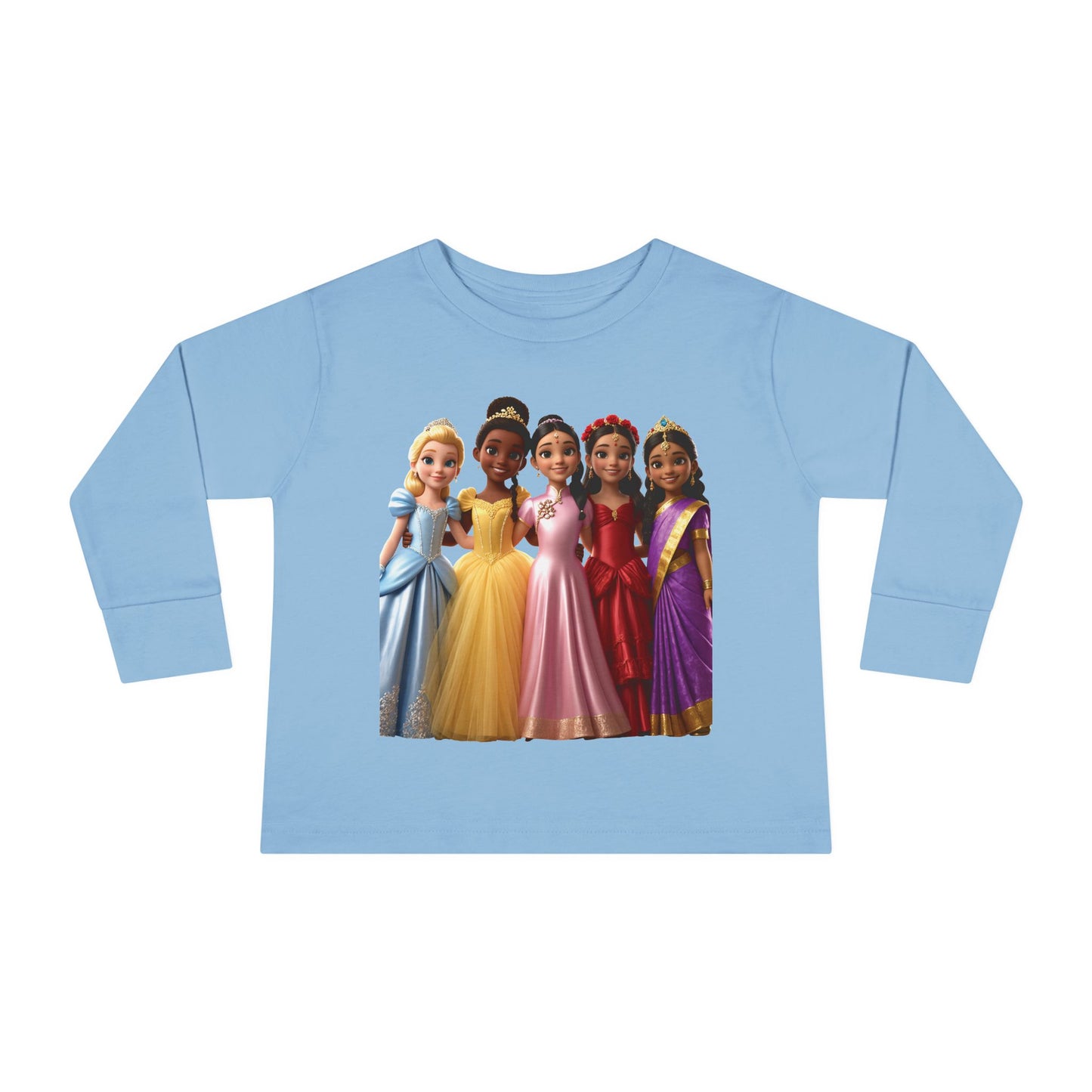 Girls Princess Toddler Long Sleeve Tee - Hillery's Products & Services