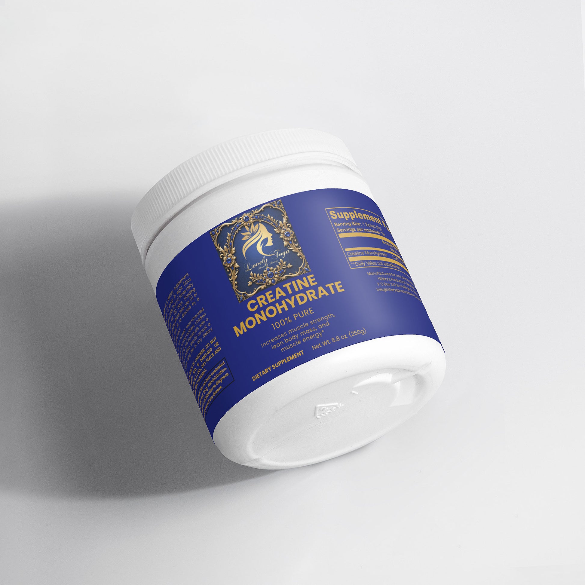 Lovely Toya Creatine Monohydrate - Hillery's Products & Services