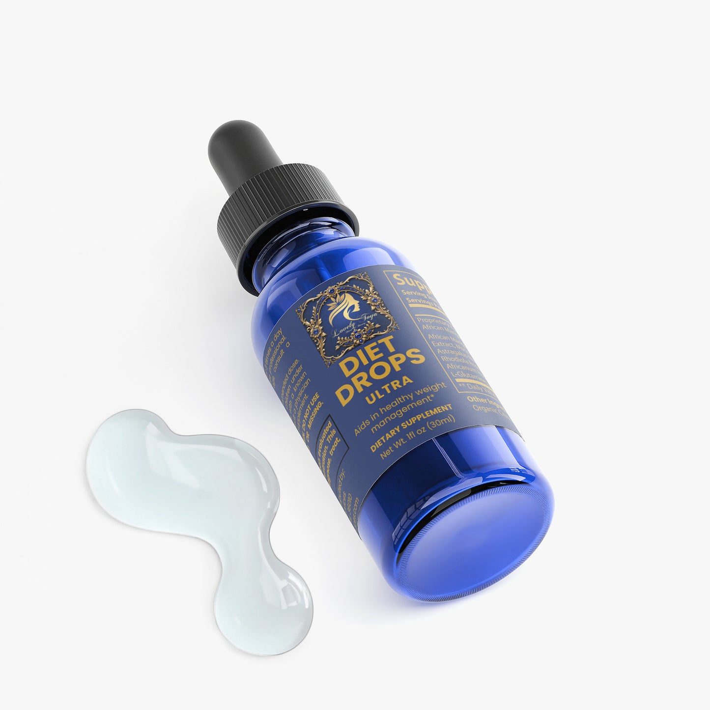 Lovely Toya Diet Drops Ultra 1 oz - Hillery's Products & Services
