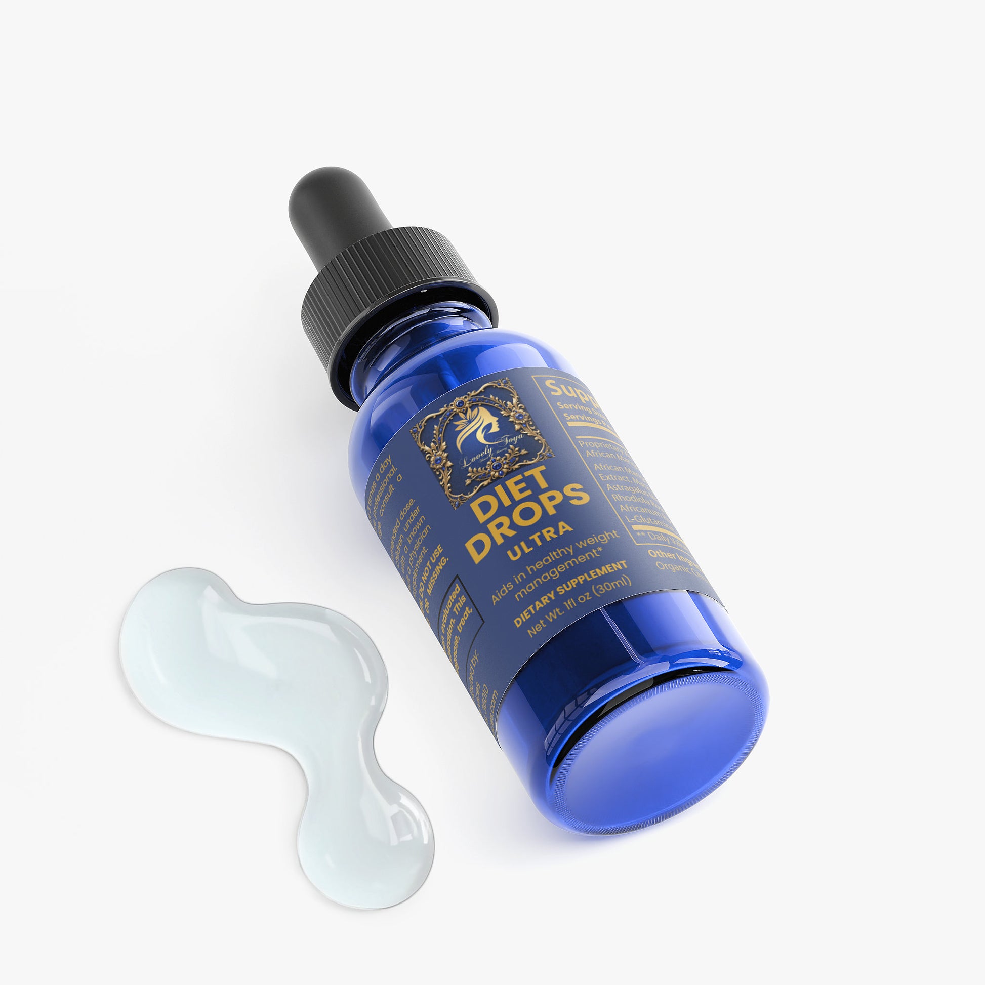 Lovely Toya Diet Drops Ultra 1 oz - Hillery's Products & Services