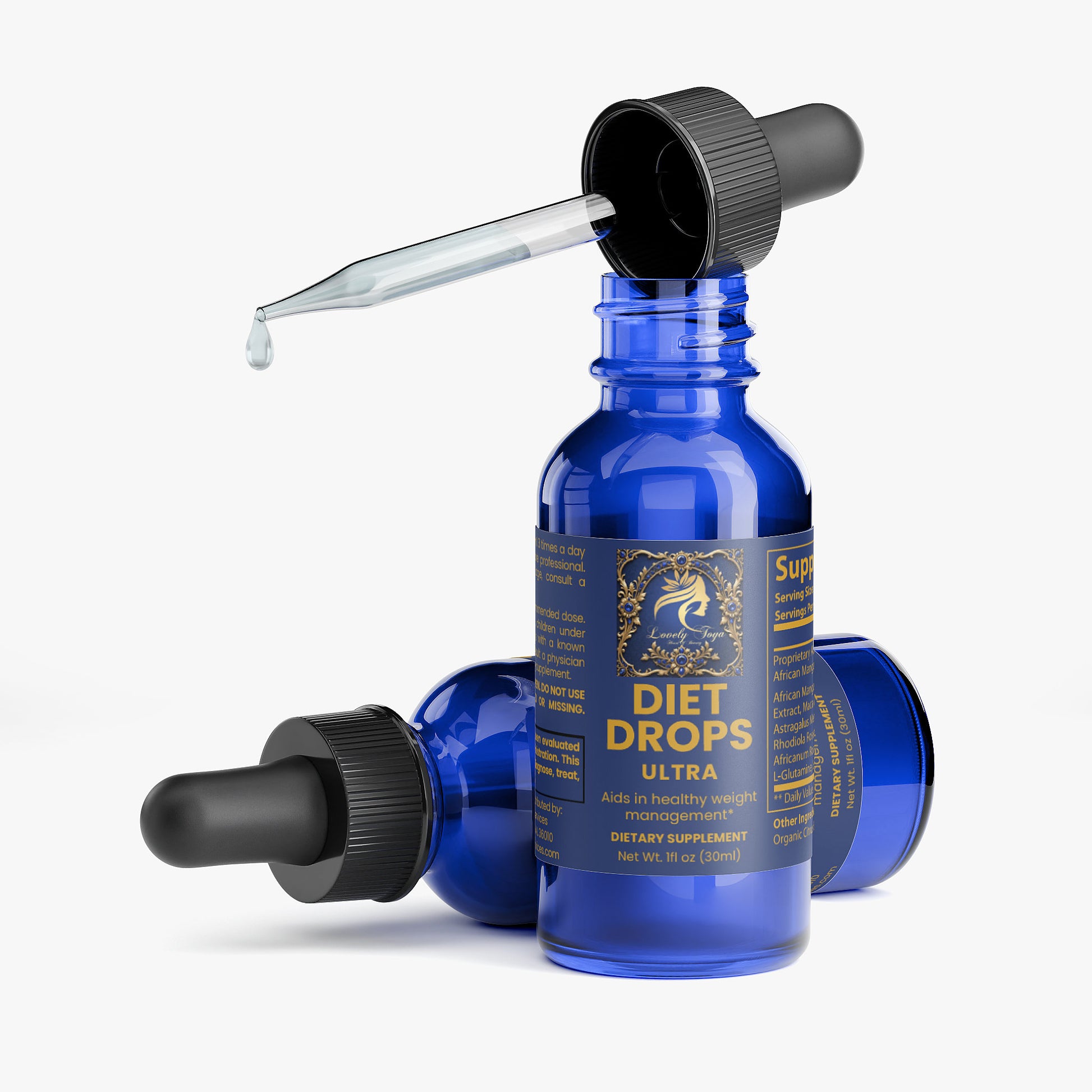Lovely Toya Diet Drops Ultra 1 oz - Hillery's Products & Services