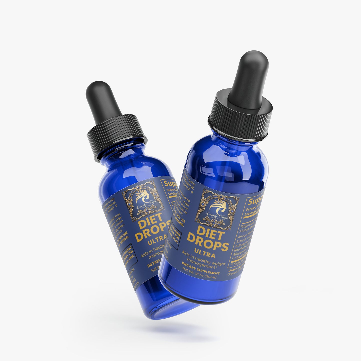 Lovely Toya Diet Drops Ultra 1 oz - Hillery's Products & Services