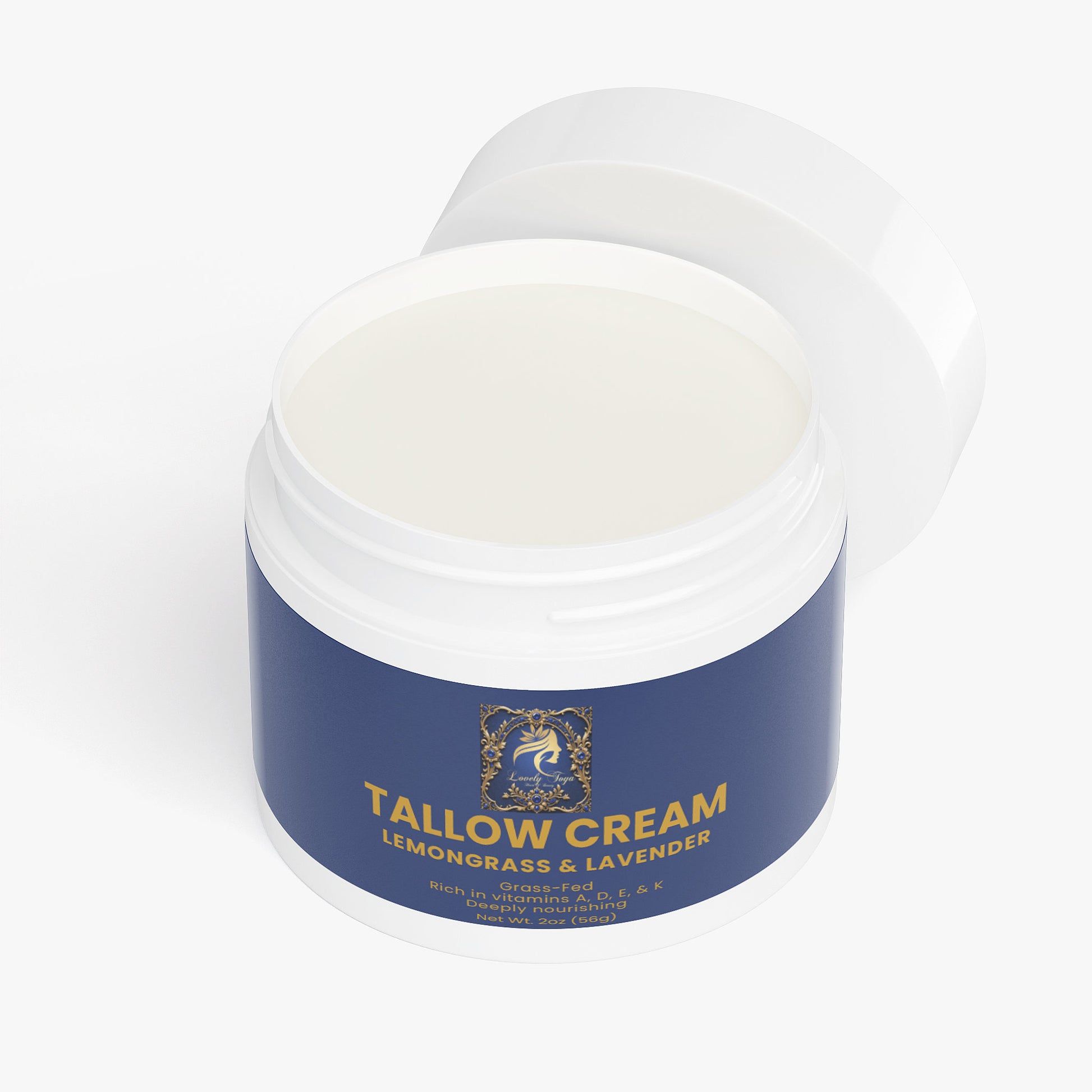 Lovely Toya Tallow Cream Lemongrass & Lavender - Hillery's Products & Services