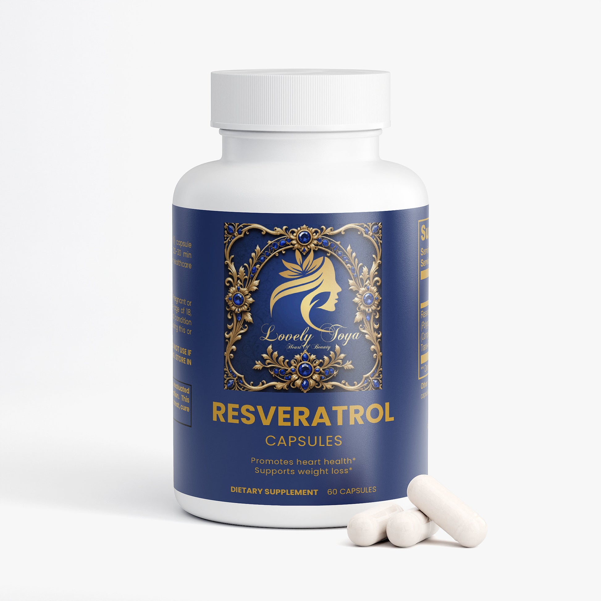 Lovely Toya Resveratrol 50% 600mg - Hillery's Products & Services