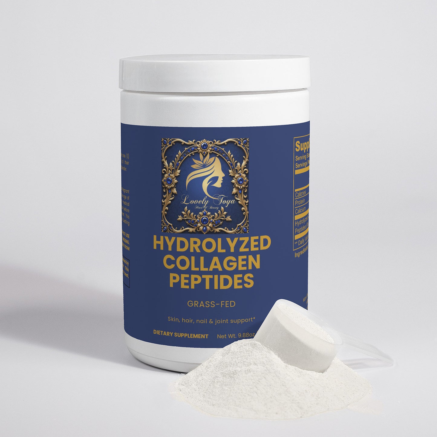 Lovely Toya Grass-Fed Hydrolyzed Collagen Peptides - Hillery's Products & Services