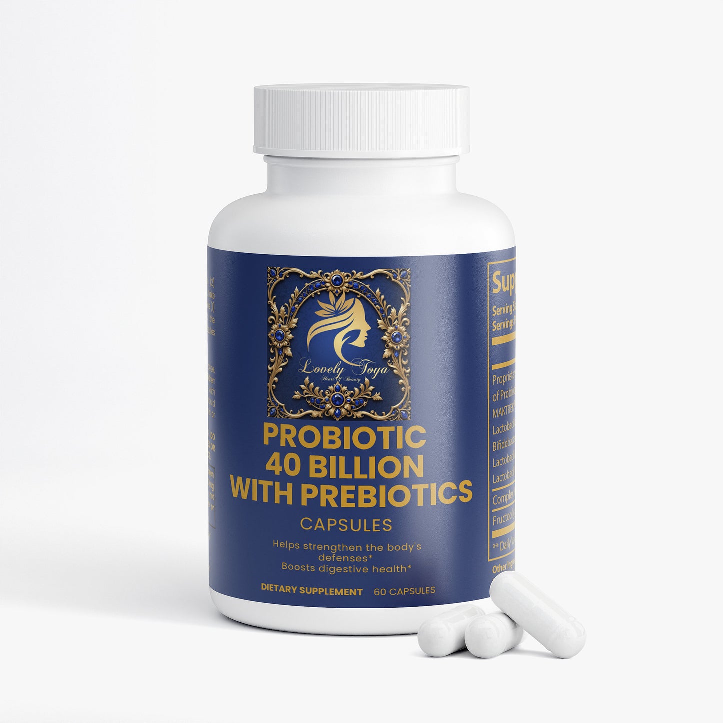 Lovely Toya Probiotic 40 Billion with Prebiotics - Hillery's Products & Services
