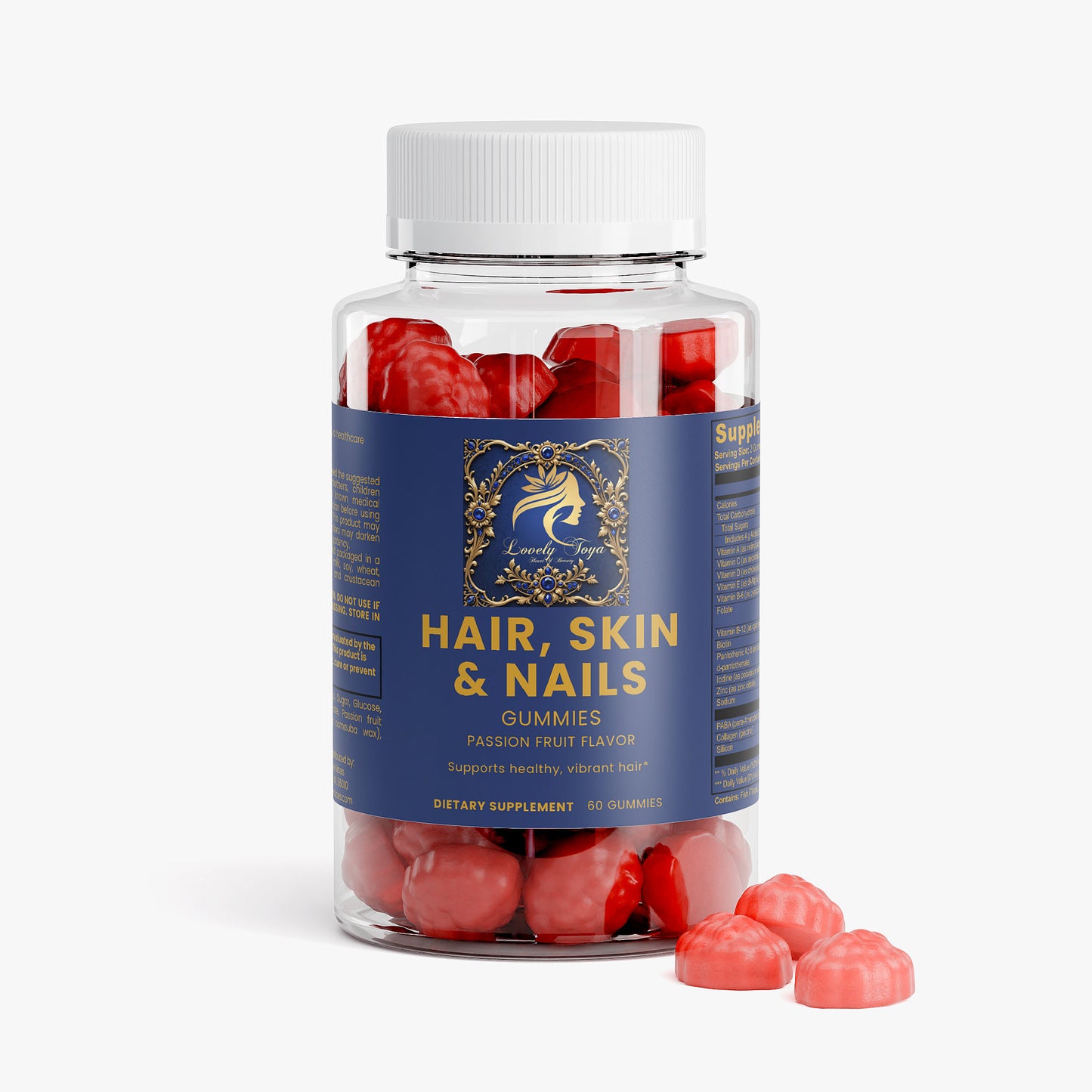 Lovely Toya Hair, Skin & Nails Gummies - Hillery's Products & Services
