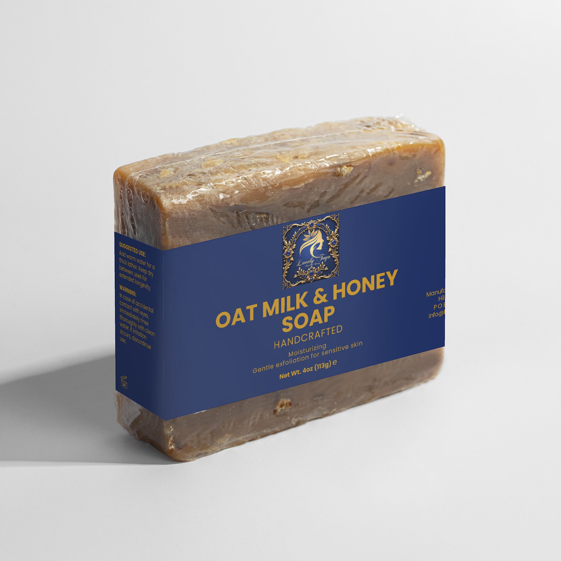 Lovely Toya Oat Milk Honey Soap - Hillery's Products & Services
