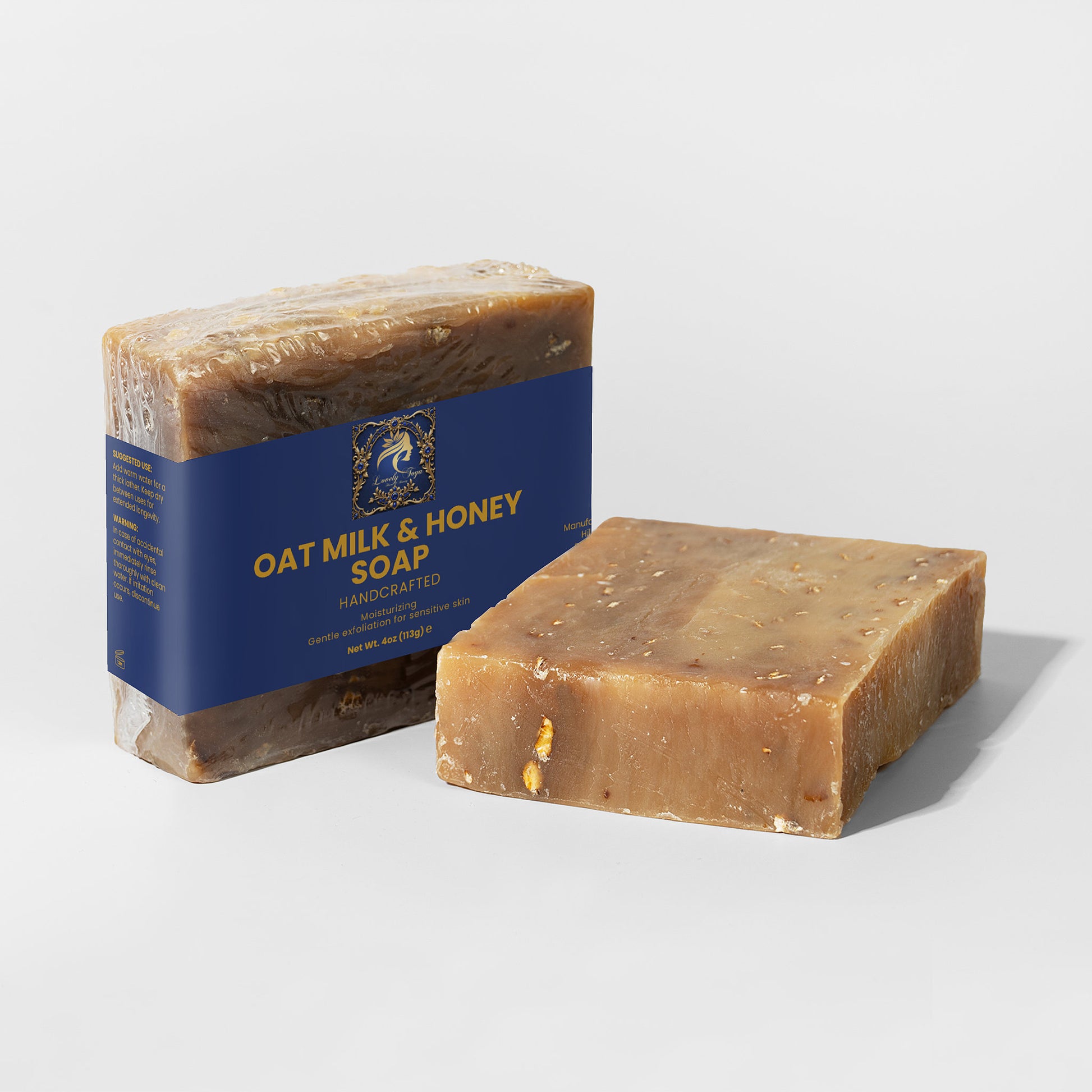 Lovely Toya Oat Milk Honey Soap - Hillery's Products & Services