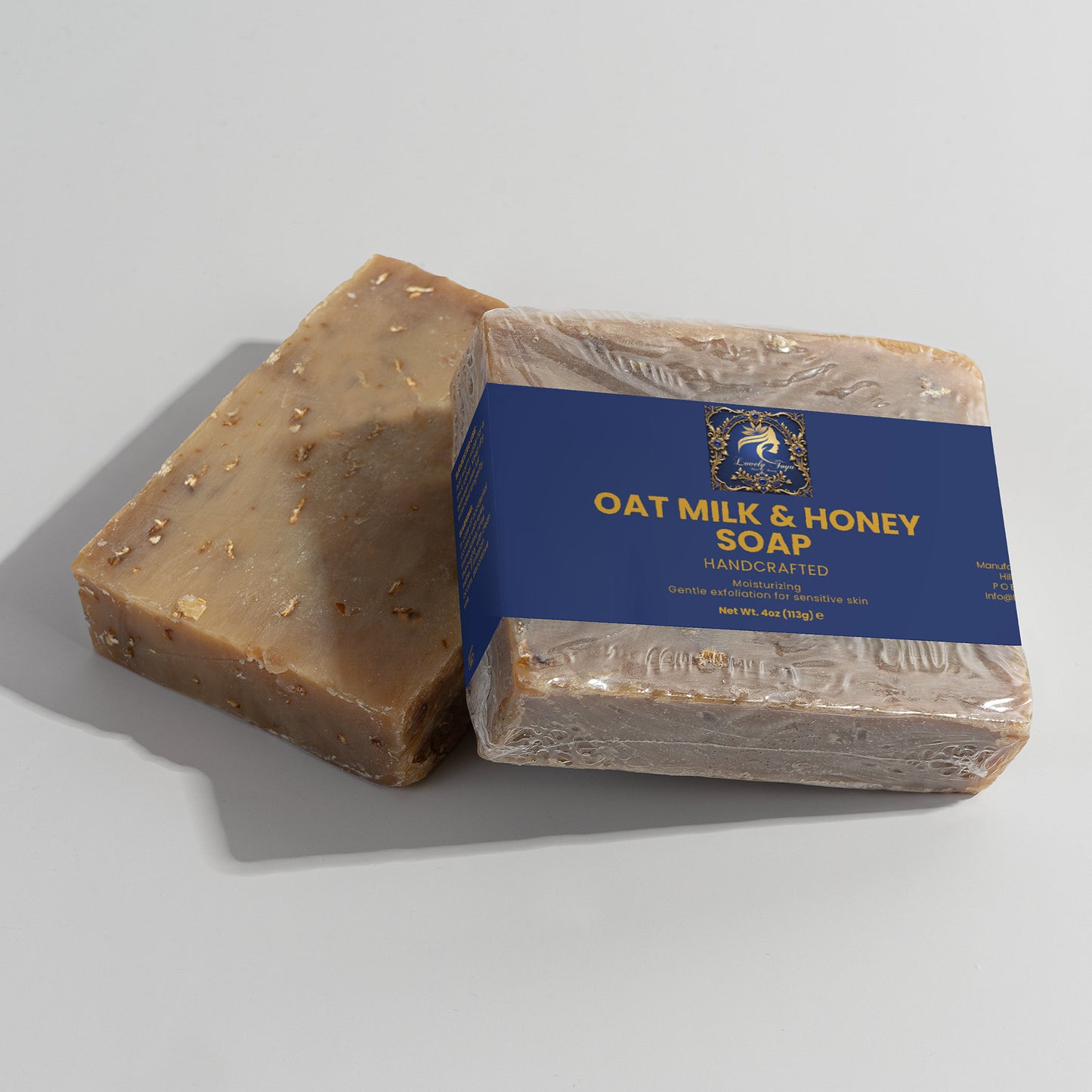 Lovely Toya Oat Milk Honey Soap - Hillery's Products & Services