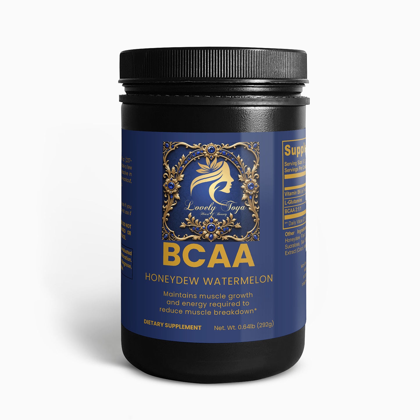 Lovely Toya BCAA Post Workout Powder (Honeydew/Watermelon) - Hillery's Products & Services
