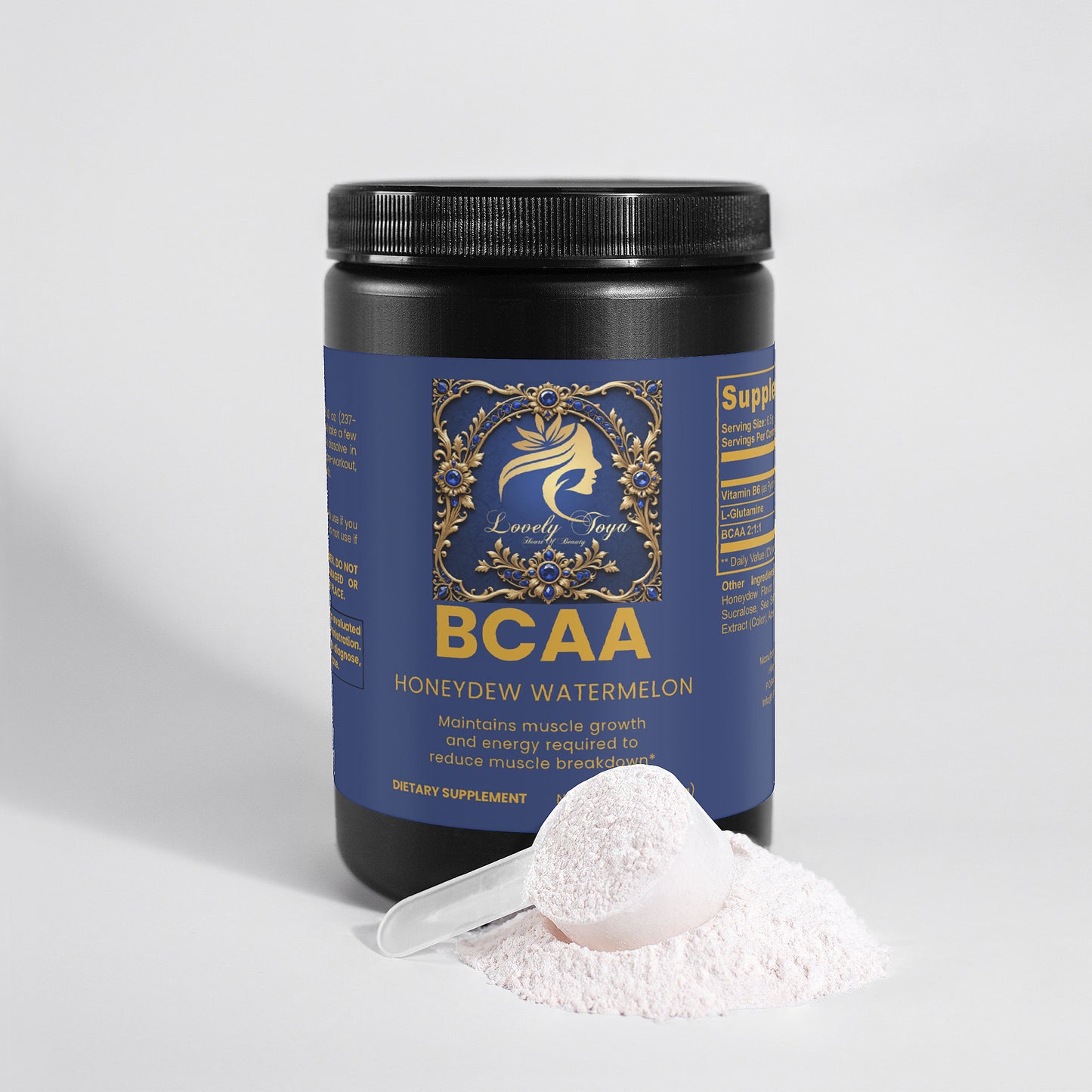 Lovely Toya BCAA Post Workout Powder (Honeydew/Watermelon) - Hillery's Products & Services