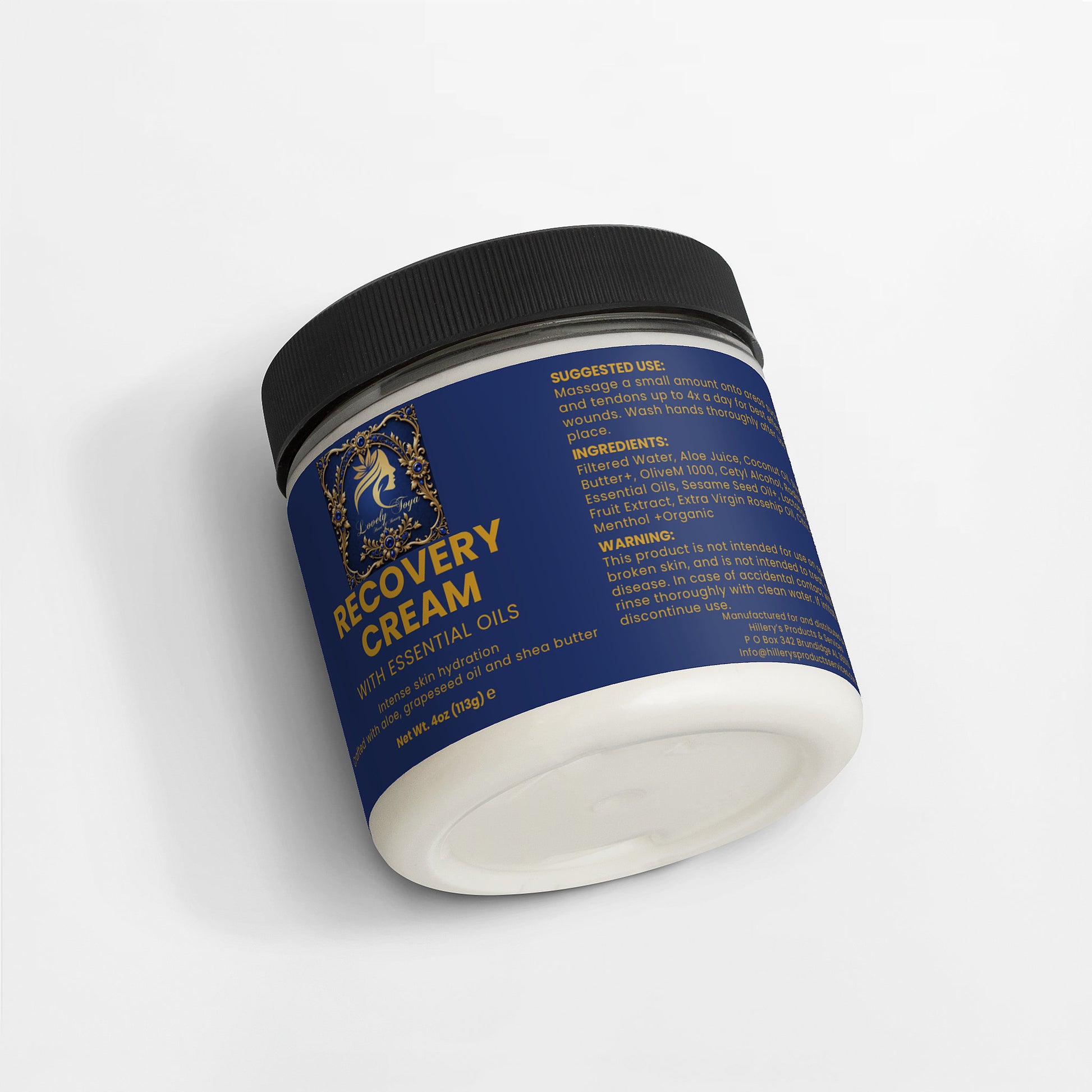 Lovely Toya Recovery Cream - Hillery's Products & Services