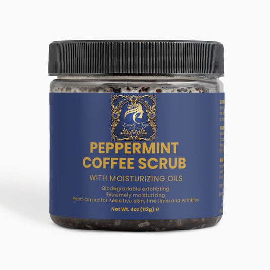 Lovely Toya Peppermint Coffee Scrub - Hillery's Products & Services