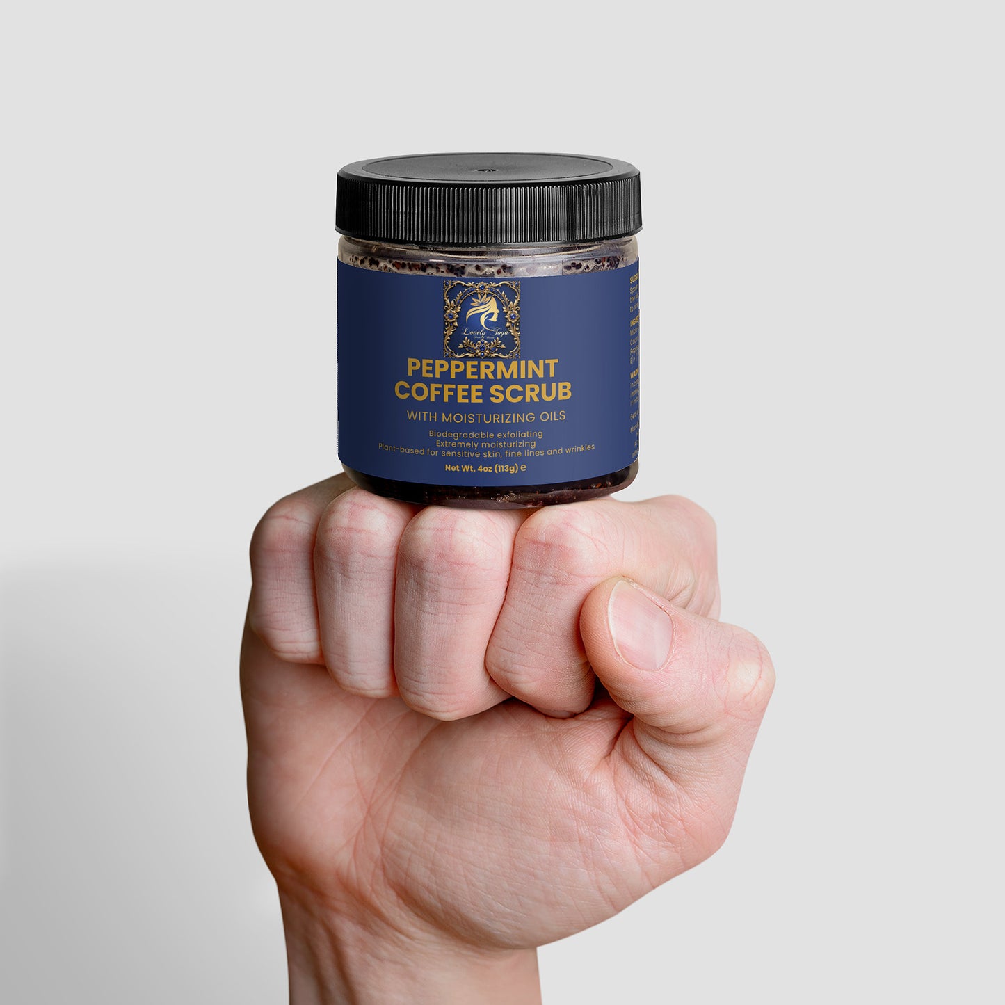 Lovely Toya Peppermint Coffee Scrub - Hillery's Products & Services