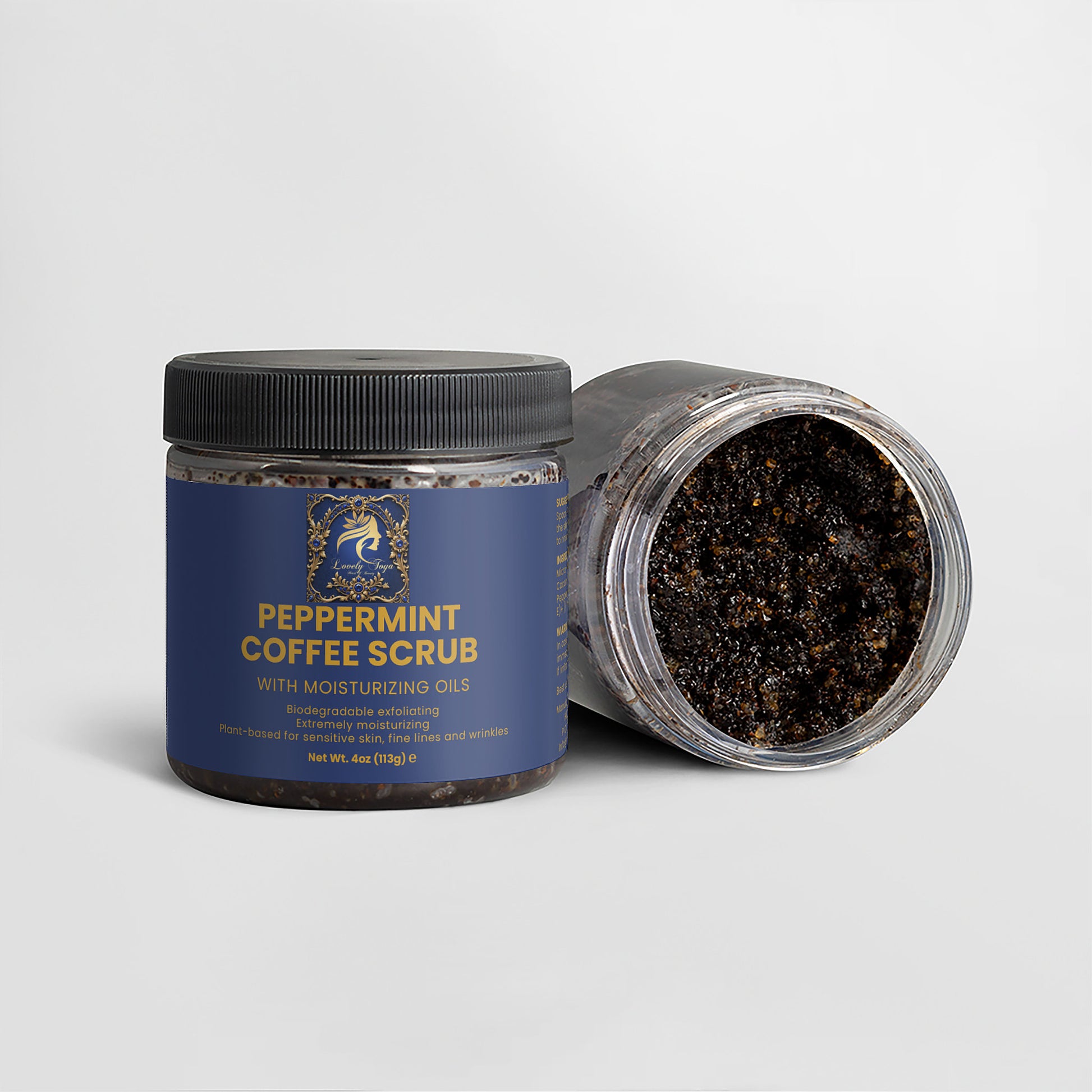 Lovely Toya Peppermint Coffee Scrub - Hillery's Products & Services