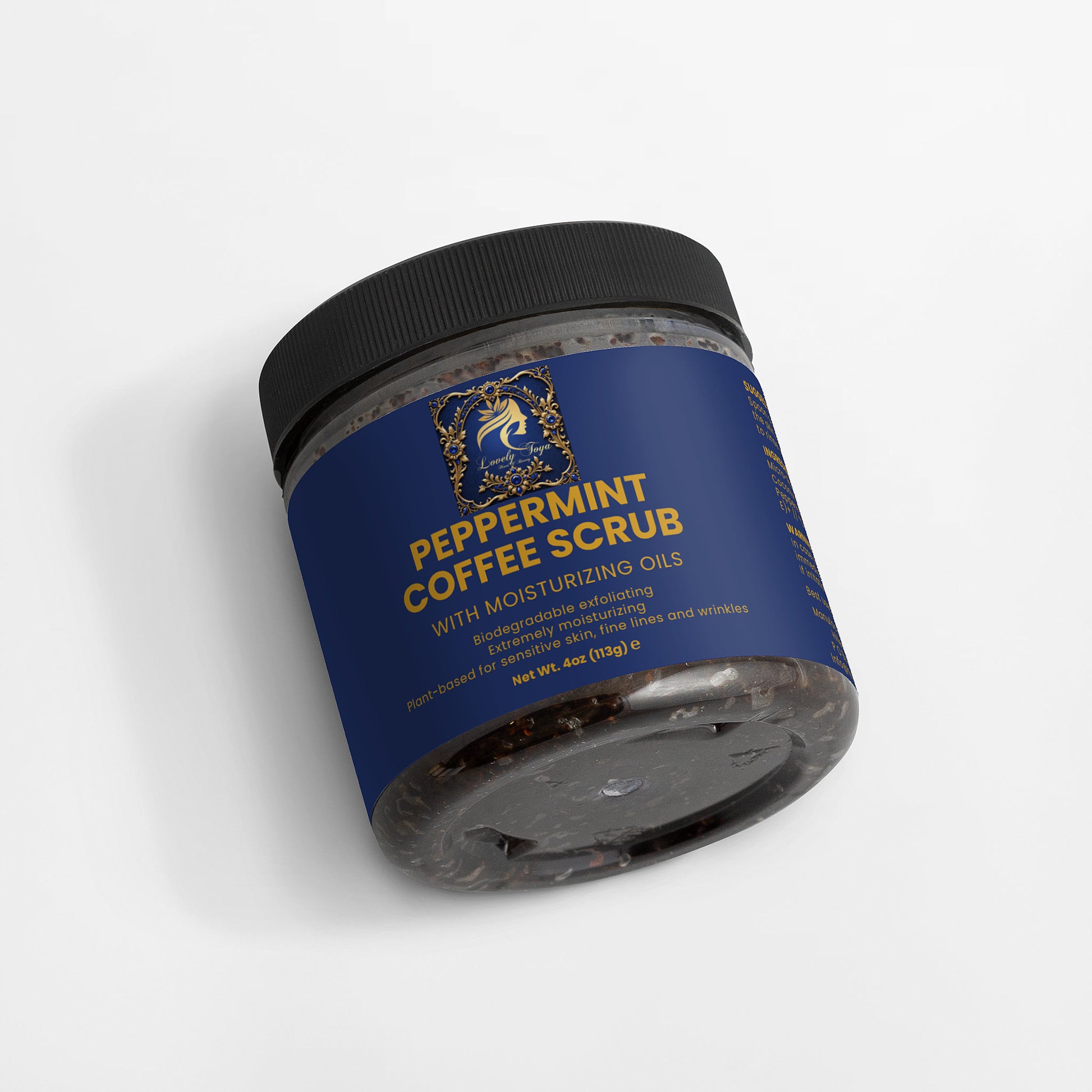 Lovely Toya Peppermint Coffee Scrub - Hillery's Products & Services