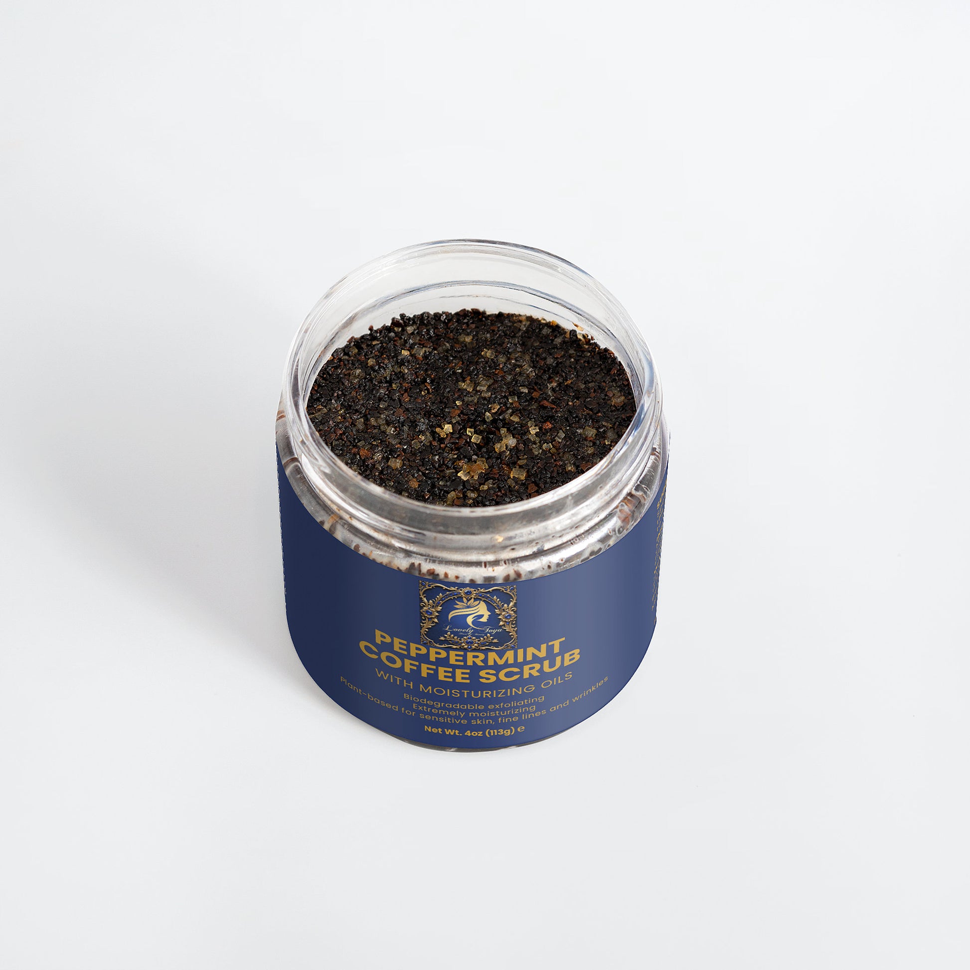 Lovely Toya Peppermint Coffee Scrub - Hillery's Products & Services