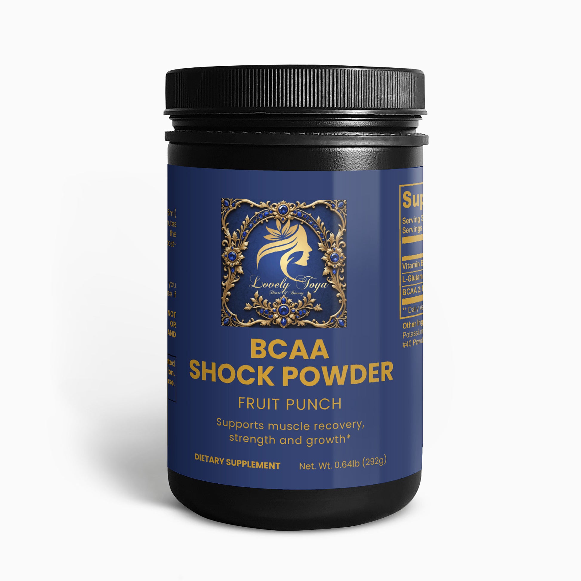 Lovely Toya BCAA Shock Powder (Fruit Punch) - Hillery's Products & Services