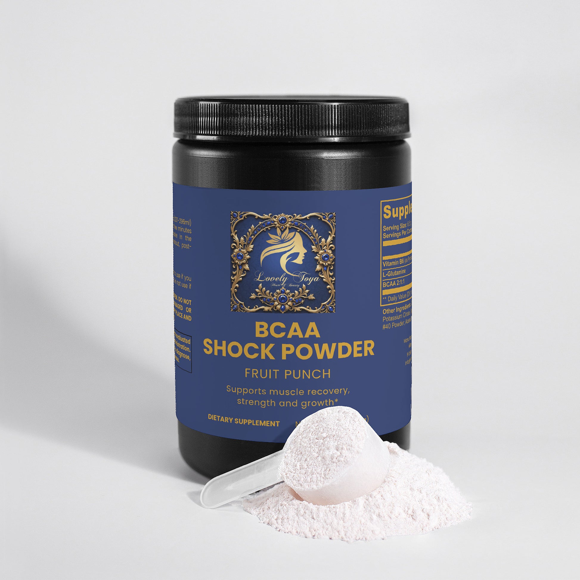 Lovely Toya BCAA Shock Powder (Fruit Punch) - Hillery's Products & Services