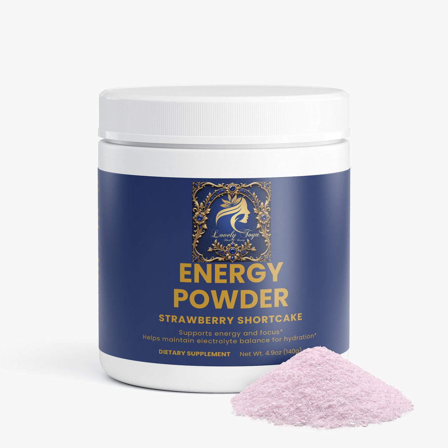 Lovely Toya Energy Powder (Strawberry Shortcake) - Hillery's Products & Services