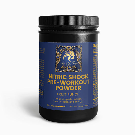 Lovely Toya Nitric Shock Pre-Workout Powder (Fruit Punch) - Hillery's Products & Services