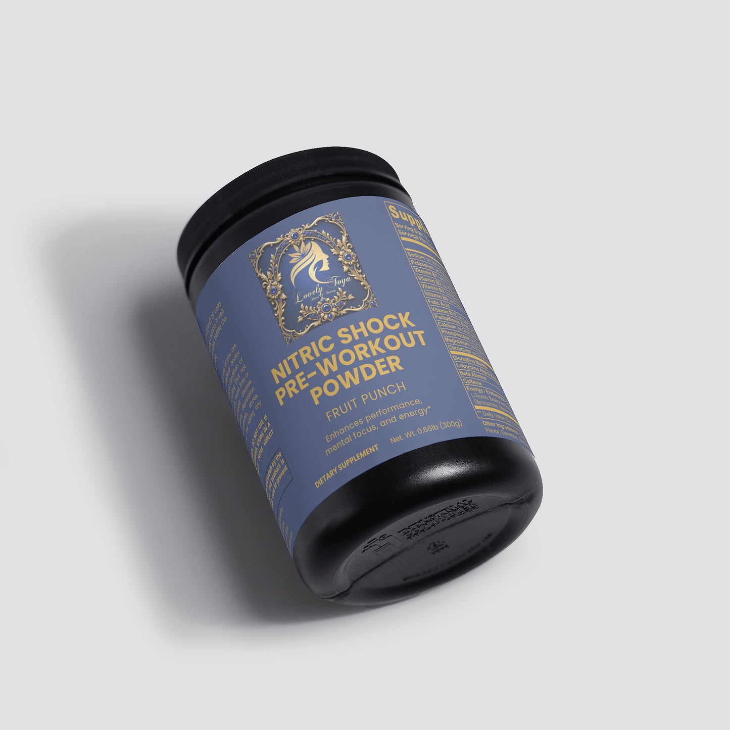Lovely Toya Nitric Shock Pre-Workout Powder (Fruit Punch) - Hillery's Products & Services