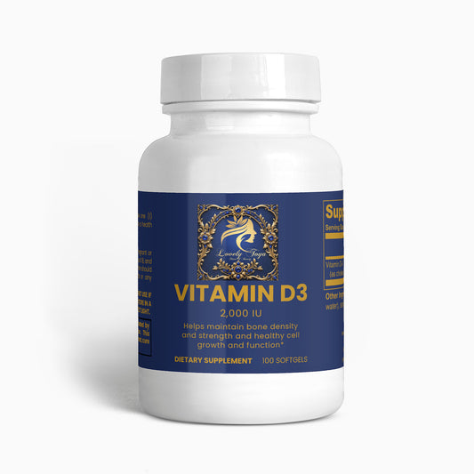 Lovely Toya Vitamin D3 2,000 IU - Hillery's Products & Services