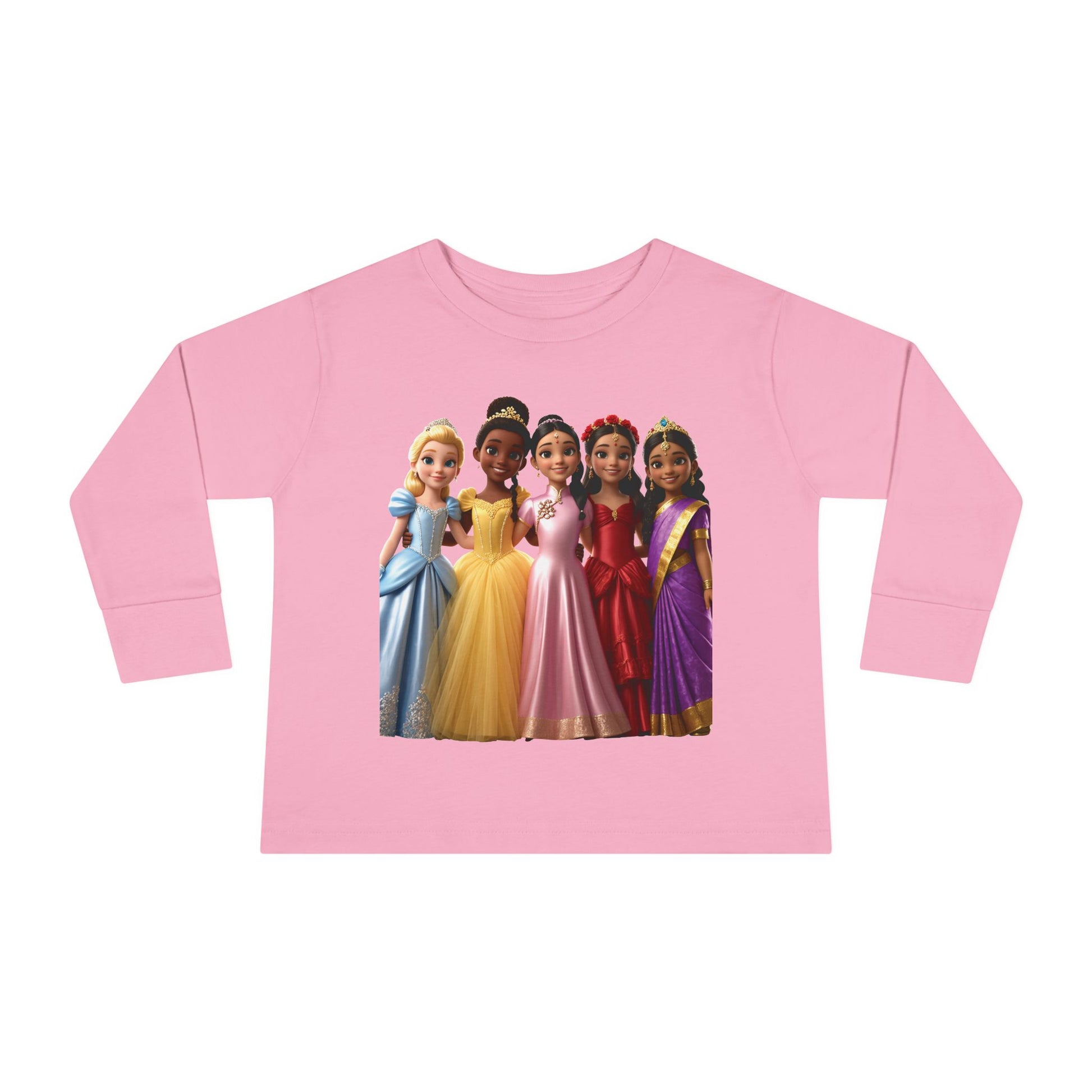 Girls Princess Toddler Long Sleeve Tee - Hillery's Products & Services