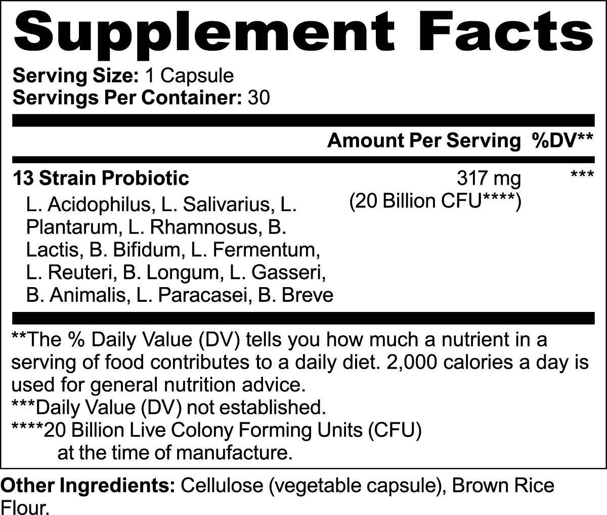 Lovely Toya Probiotic 20 Billion - Hillery's Products & Services