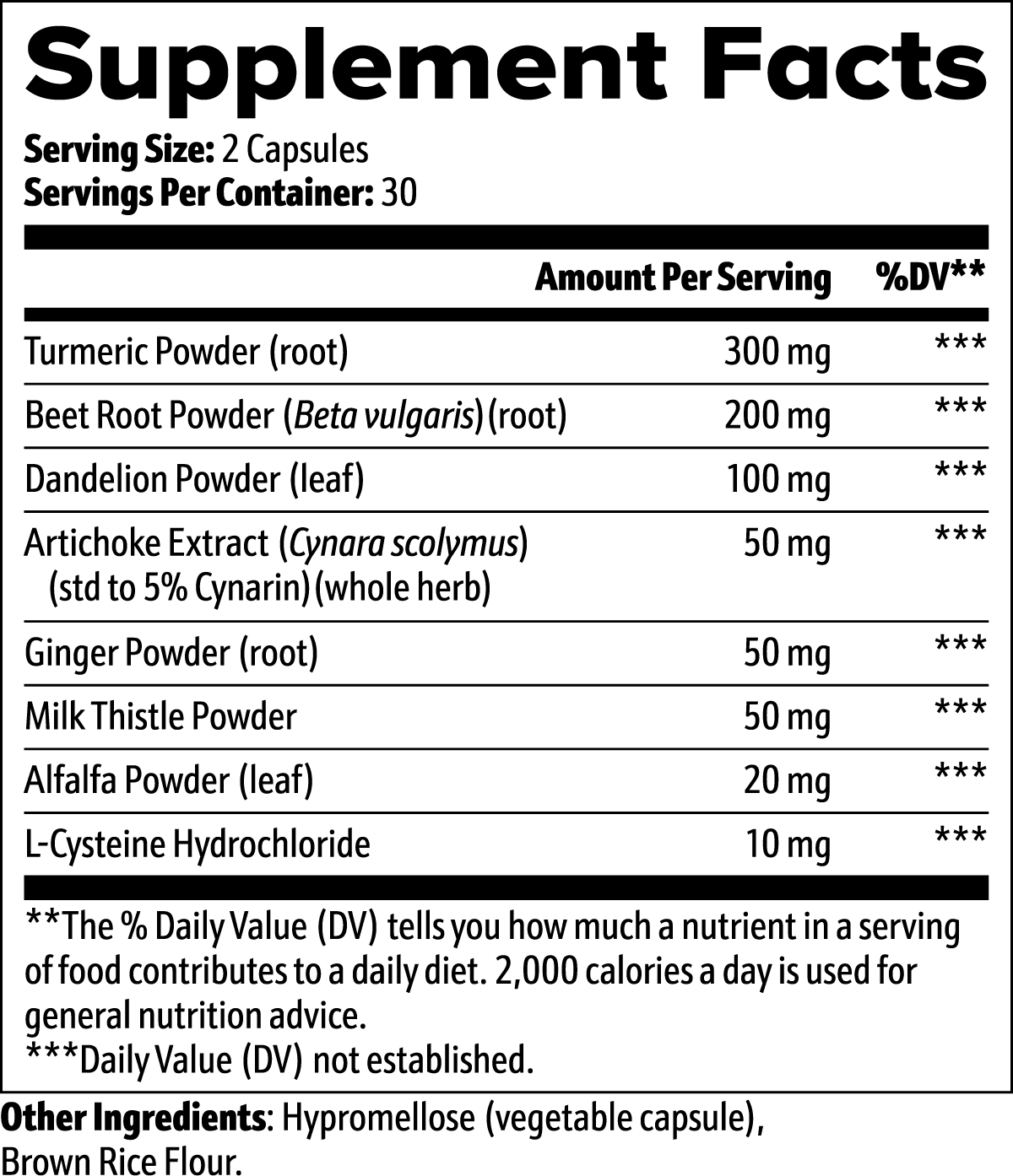 Lovely Toya Liver Support - Hillery's Products & Services