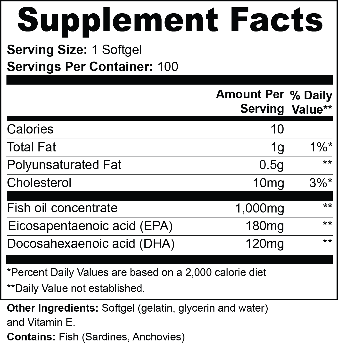 Lovely Toya Omega-3 EPA 180mg + DHA 120mg - Hillery's Products & Services