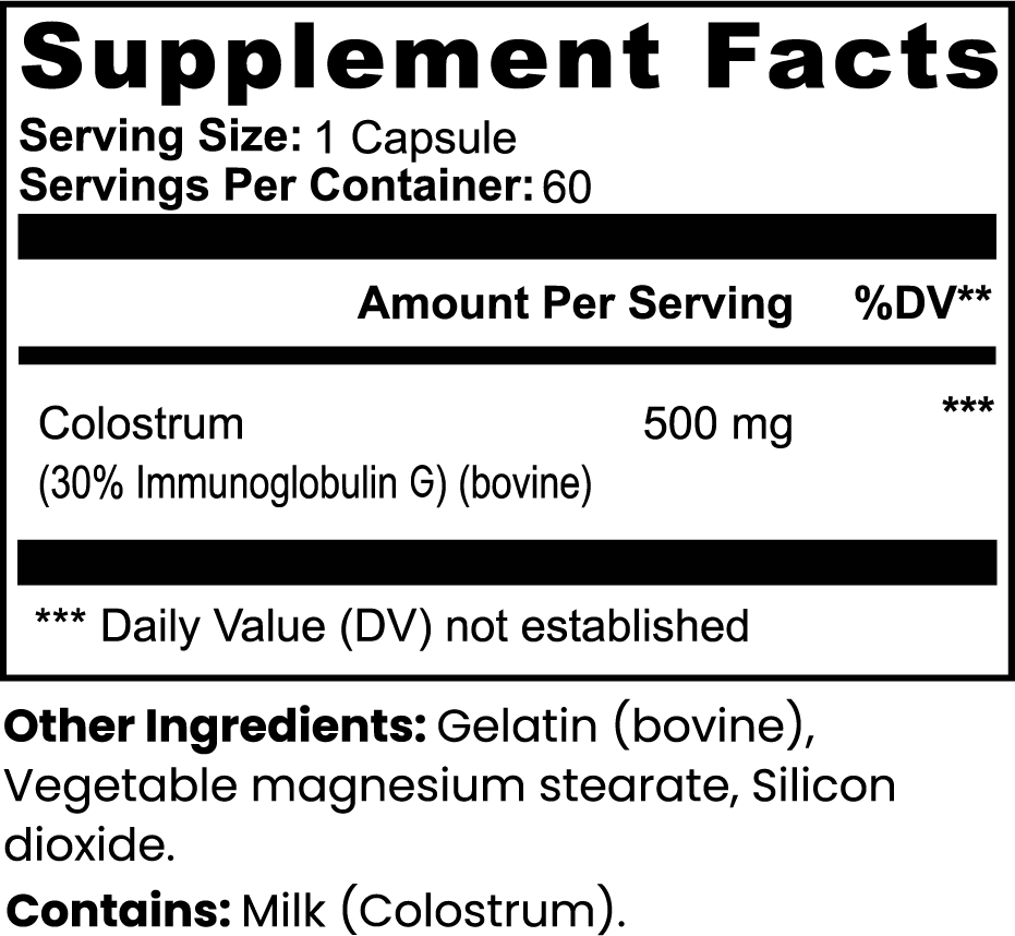 Lovely Toya Colostrum Capsules - Hillery's Products & Services