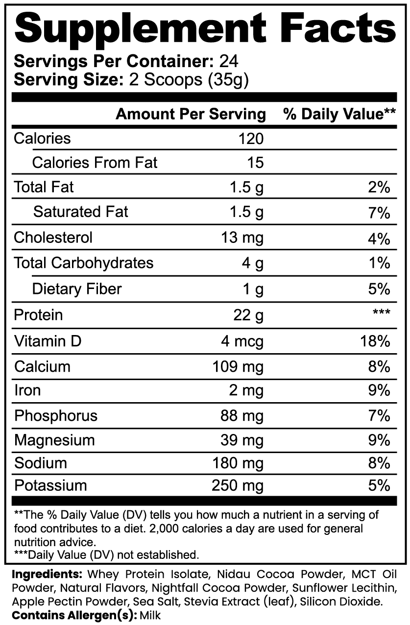 Lovely Toya Advanced 100% Whey Protein Isolate (Chocolate) - Hillery's Products & Services
