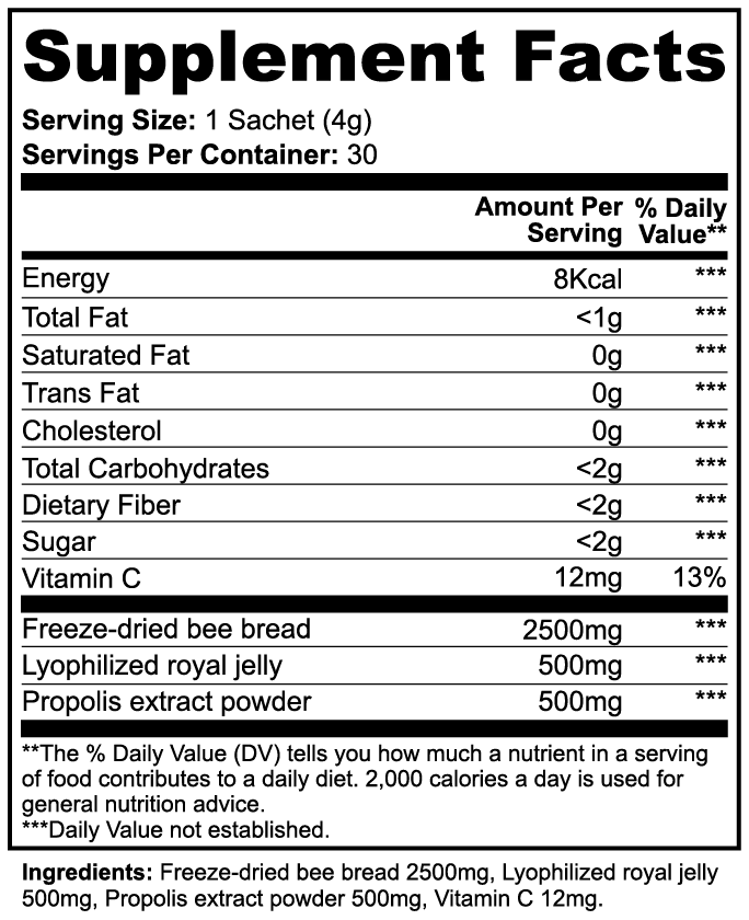 Lovely Toya Bee Bread Powder - Hillery's Products & Services