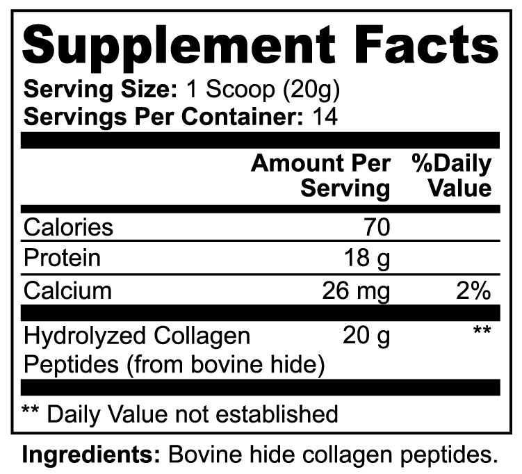 Lovely Toya Grass-Fed Hydrolyzed Collagen Peptides - Hillery's Products & Services