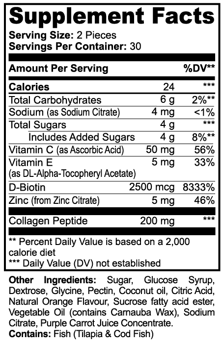 Lovely Toya Collagen Gummies (Adult) - Hillery's Products & Services