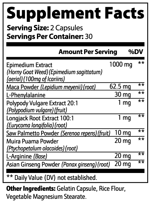 Lovely Toya Horny Goat Weed Blend - Hillery's Products & Services