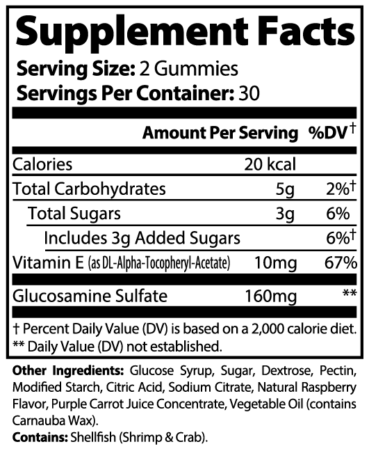 Lovely Toya Joint Support Gummies (Adult) - Hillery's Products & Services