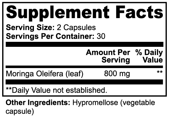 Lovely Toya Moringa Pure - Hillery's Products & Services