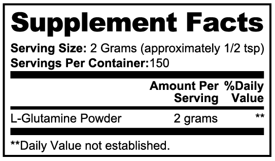 Lovely Toya L-Glutamine Powder - Hillery's Products & Services