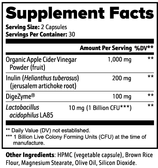 Lovely Toya Apple Cider Vinegar Capsules - Hillery's Products & Services